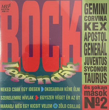 Rock - Legendák No. 2.         (1CD)  (kissé karcos példány)