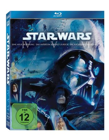 Star Wars - Klasszikus trilógia (4-6. rész) (3Blu-ray box) (Blu-ray díszkiadás) (Twentieth Century Fox Home Entertainment kiadás) (szinkron) (német borítós kiadás)