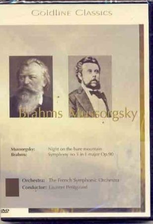 Brahms, Johannes: Symphony No. 3. In F Major Op. 90 / Mussorgsky, Modest: Night On The Bare Mountain (1995) (1DVD) (Goldline Classics)