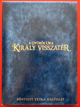 Gyűrűk Ura 3., A - A király visszatér (4DVD box) (bővített, extra változat) (digipack) (DVD díszkiadás) (Oscar-díj) (kissé karcos példány)
