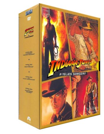 Indiana Jones 1-4. - A teljes sorozat (5DVD box) (DVD díszkiadás) 