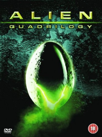 Alien Quadrilogy (Tetralógia) (9DVD box) (mozi és rendezői változatok) (DVD díszkiadás) (első, dombornyomott kiadás )