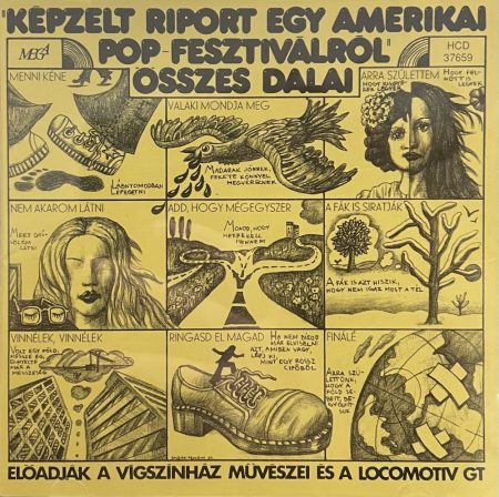 Locomotiv GT és a Vígszínház Művészei - Képzelt riport egy amerikai pop fesztiválról összes dalai (1CD) (1992)