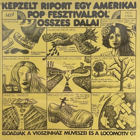 Locomotiv GT és a Vígszínház Művészei - Képzelt riport egy amerikai pop fesztiválról összes dalai (1CD) (1992)