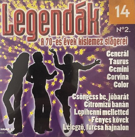 Legendák - A 70-es évek kislemez slágerei  No. 2. (1CD) 