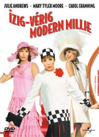 Ízig-vérig modern Millie (1DVD) (1967) (nagyon karcos lemez) (könyvtári példány) (borítón pecsét, matricák jelzésekkel)