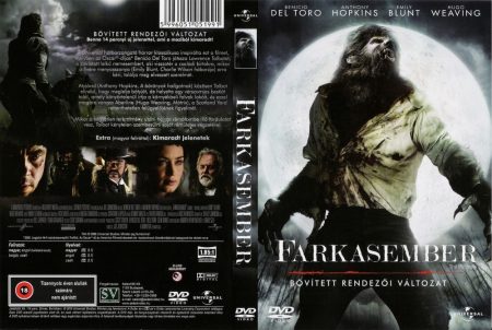 Farkasember, A (2010 - The Wolf Man) (1DVD) (remake) (Benicio Del Toro) (bővített. rendezői változat) 