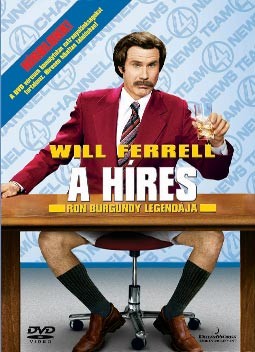 Híres, A - Ron Burgundy legendája (1DVD) (Will Ferrell) (használt , karcsos )