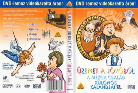 Mézga család - Üzenet a jövőből - A Mézga család különös kalandjai 2. (1DVD) - papírtokos  ( a fotó csak reklám !!!)