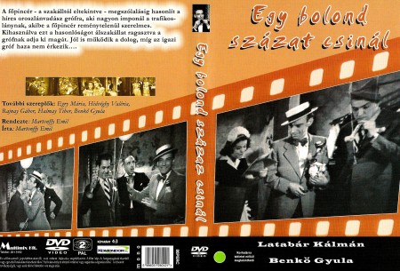 Egy bolond százat csinál (1942) (1DVD) (Latabár Kálmán) (régi magyar filmek) (Multimix kiadás)