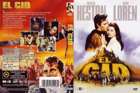 El Cid (1961) (1DVD) (Charlton Heston - Sophia Loren) (B-Roll kiadás) (kissé karcos példány)