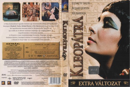 Kleopátra (1963 - Cleopatra) (3DVD) (extra változat) (Elizabeth Taylor - Rihard Burton) (Oscar-díj) (felirat) (szép állapotú példány)
