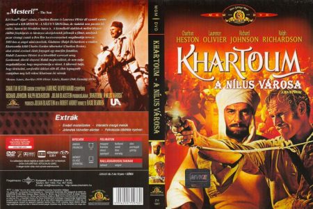 Khartoum - A Nílus városa (1DVD) (Charlton Heston - Laurence Olivier)  ( a borító csak reklám  !!! - angol kiadás magyar felirattal )