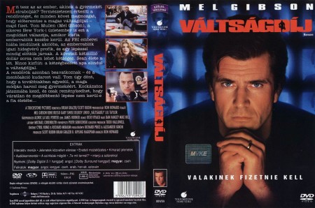 Váltságdíj (1996 - Ransom) (1DVD) (Mel Gibson) 