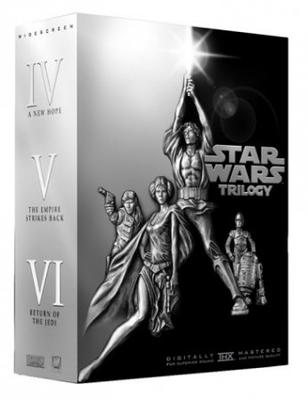 Star Wars - Klasszikus trilógia (4-6. rész) (4DVD box) (DVD díszkiadás) (Ezüst-Fekete) (felirat) 