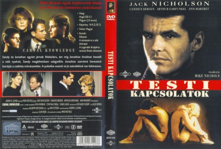 Testi kapcsolatok (1971 - Carnal Knowledge) (1DVD) (Jack Nicholson - Mike Nichols) (Legendák klubja kiadás) ( Fotó csak reklám !!!) MIRAX kiadás !!!