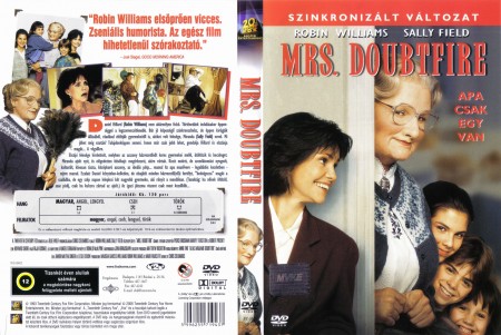 Mrs. Doubtfire (1DVD) (Robin Williams) (szinkron ) (külföldi borító !)