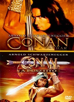 Conan, a barbár (1981) / Conan, a pusztító (1984) (2DVD) (Arnold Schwarzenegger) (kissé karcos példány)