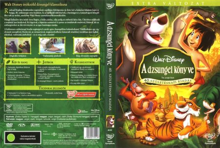 Dzsungel könyve 1., A (2DVD) (extra változat) (rajzfilm) (Disney) (Intercom kiadás) (kissé karcos példány)