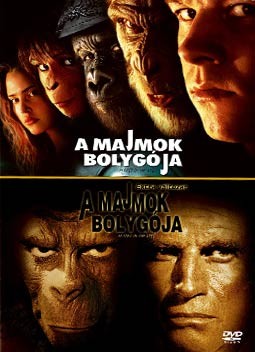 Majmok bolygója 1., A (1968) (Oscar-díj) / Majmok bolygója, A (2001 - remake) (2DVD) (szinkron) 