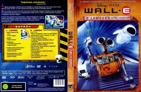 Wall-E (2DVD) (extra változat) (digipack) (Disney) (kissé karcos példány)