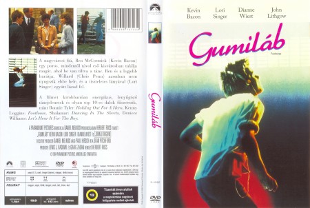 Gumiláb (1984 - Footloose) (1DVD) (Kevin Bacon) (Intercom kiadás) (szinkron) (fotó csak reklám) (török kiadás)