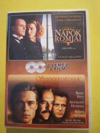 NAPOK ROMJAI  (1993) ( feliratos )  /  SZENVEDÉLYEK VIHARÁBAN (1994) (szinkronos)    2 DVD   (SONY-Intercom)