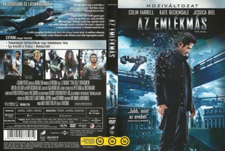 Total Recall - Az emlékmás (2012) (1DVD) (remake) (mozi változat) (Colin Farrell) 