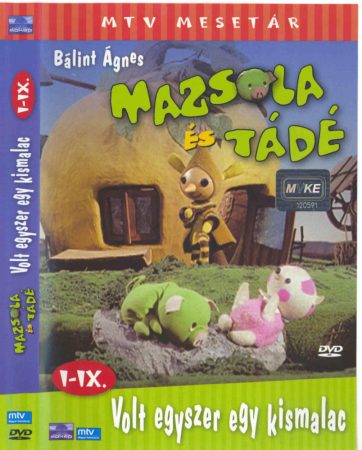 Mazsola és Tádé: Volt egyszer egy kismalac (1DVD) (I-IX.) (Mokép kiadás) (kissé karcos lemez) (könyvtári példány) (borítón pecsét, matricák jelzésekkel)