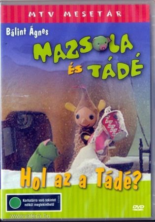 Mazsola és Tádé: Hol az a Tádé? (1DVD) (Mokép kiadás) (kiséé karcos lemez) (könyvtári példány) (borítón pecsét, matricák jelzésekkel)