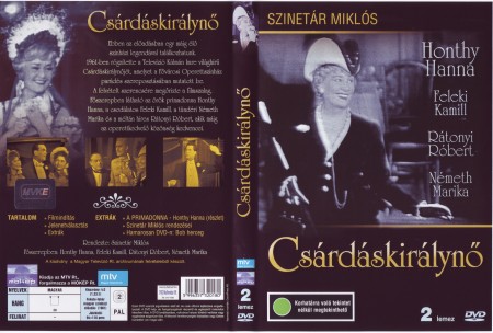 Csárdáskirálynő (1961) (2DVD) (Honthy Hanna) (Mokép kiadás)