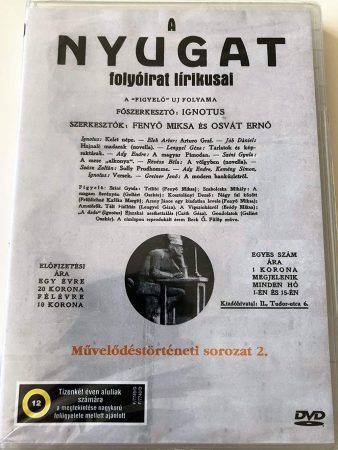  Nyugat folyóirat lírikusai, A - Müvelődéstörténeti sorozat 2. (1DVD) (1999)