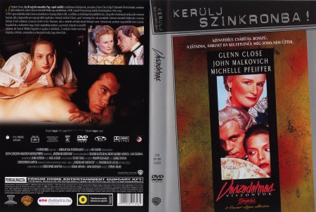 Veszedelmes viszonyok (1988 - Dangerous Liaisons) (1DVD) (Gleen Close - John Malkovich) (Kerülj szinkronba! kiadás) (Oscar-díj) (fotó csak reklám)