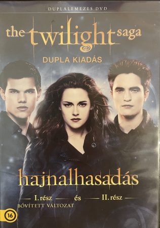 Alkonyat 4.: Hajnalhasadás 1.- 2. rész (Pattinson, Robert) (2DVD) 