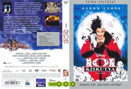 101 kiskutya 1. (1DVD) (extra változat) (élőszereplős) (Disney) (nagyon karcos példány)