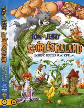 Tom és Jerry - Az óriás kaland (1DVD) (2013) (egész estés rajzfilm) (karcos lemez) (könyvtári példány) (borítón pecsét, matricák jelzésekkel)