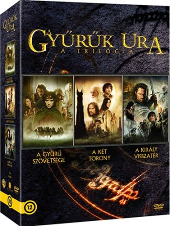 Gyűrűk Ura 1., A - A gyűrű szövetsége / Gyűrűk Ura 2., A - A két torony / Gyűrűk Ura 3., A - A király visszatér (3DVD box) (mozi változat) (Gyűrűk Ura trilógia) (DVD díszkiadás) (Oscar-díj) (új)