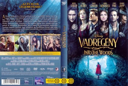 Vadregény (1DVD) (Into the Woods) (Disney) (nagyon karcos példány) (könyvtári példány) (borítón pecsét, matricák jelzésekkel)