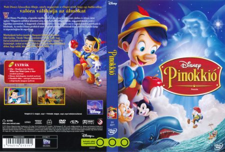 Pinokkió (1940) (1DVD) (Disney) (fotó csak reklám)