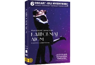 Kaliforniai álom (2016) (1DVD) (Ryan Gosling - Emma Stone) (Oscar-díj) (fotó csak reklám !!!) ( a borítón és a lemezen könyvtári jelzések, bélyegző és áthúzások )