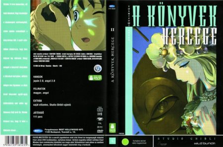 Könyvek hercege, A (1DVD) (japán rajzfilm) (Studio Ghibli sorozat)(karcos lemez) (könyvtári példány) (borítón pecsét, matricák jelzésekkel)