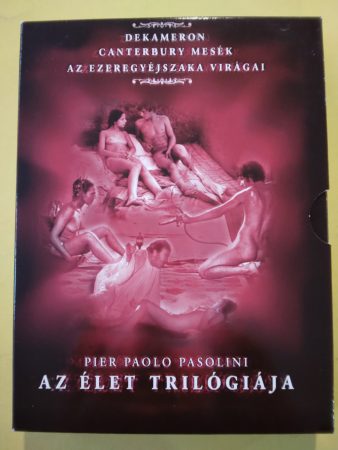 Az élet trilógiája ( Dekameron / Canterbury mesék / Az ezeregyéjszaka virágai ) ( Pasolini) ( 3 DVD ) (digipack) ( díszdobozban)