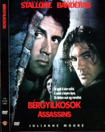 Bérgyilkosok (1DVD) (Assassins, 1995) (Sylvester Stallone - Antonio Banderas) (Warner, pattintótokos) felirat (fotó csak reklám) (kissé karcos)