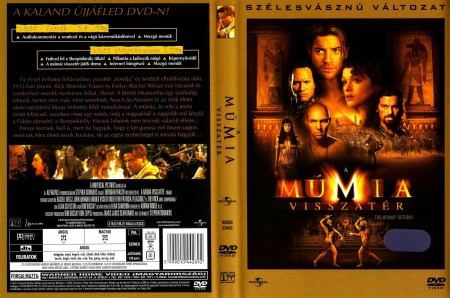 Múmia 2., A - A múmia visszatér (2001) (1DVD) (szinkron) (Warner Home Video kiadás)
