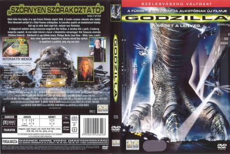 Godzilla (1998) (1DVD) (Matthew Broderick - Jean Reno) (felirat)
