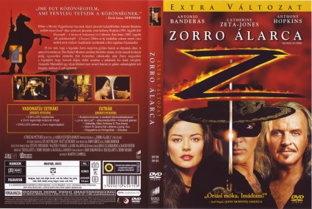 Zorro álarca (1DVD) (extra változat) (szinkron) (Warner Home Video kiadás) 