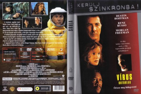 Vírus (1995 - Outbreak) (1DVD) (Dustin Hoffman) (fotó csak reklám)(karcos !!!)
