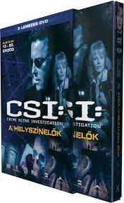 C.S.I - A Helyszínelők - 1.évad /2.    (13.-23. epizód) (3DVD) (egyik lemez kissé karcos)