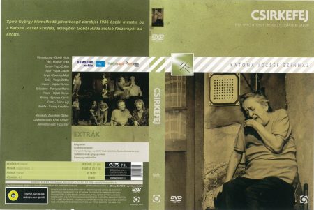 Spiró György: Csirkefej (1DVD) (Katona József Színház) (kissé karcos példány) (könyvtári példány)m(borítón pecsét, matricák jelzésekkel)