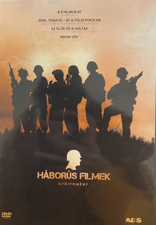 Háborús filmek gyűjtemény - A k-alakulat / Bíbor szív /Seal Team VI. - Út a földi pokolba / Az élők és a holtak (4DVD) (2011)